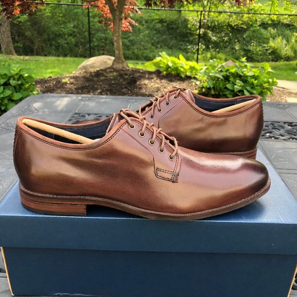Cole Haan Warner Grand Postman Oxford In Chestnut - Picture 4 of 11